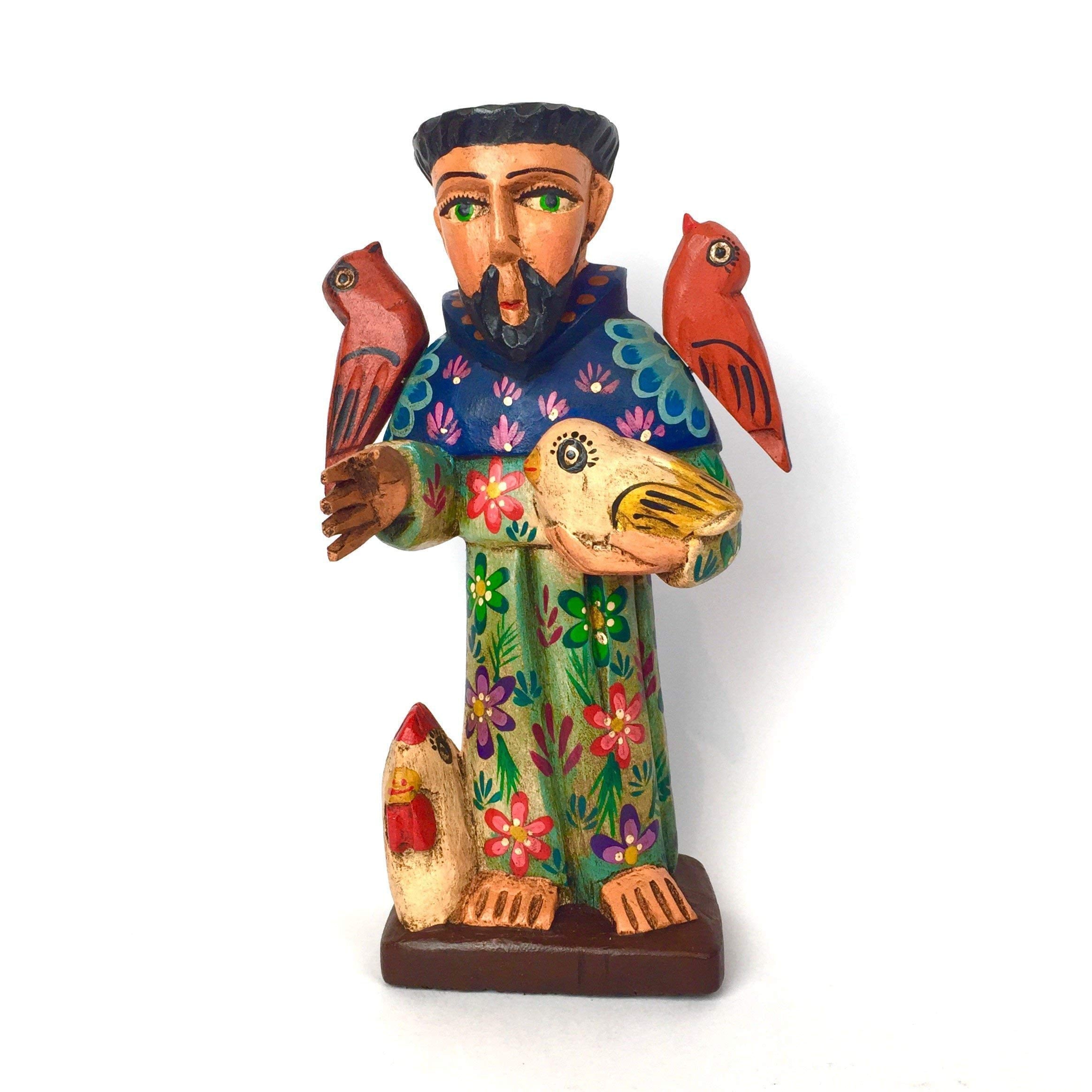 Altiplano Saint Francis Fino Statue hand carved wood