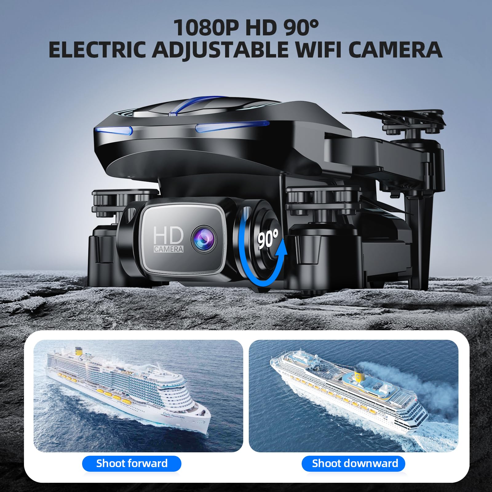 3D flips gravity control and app guided flight