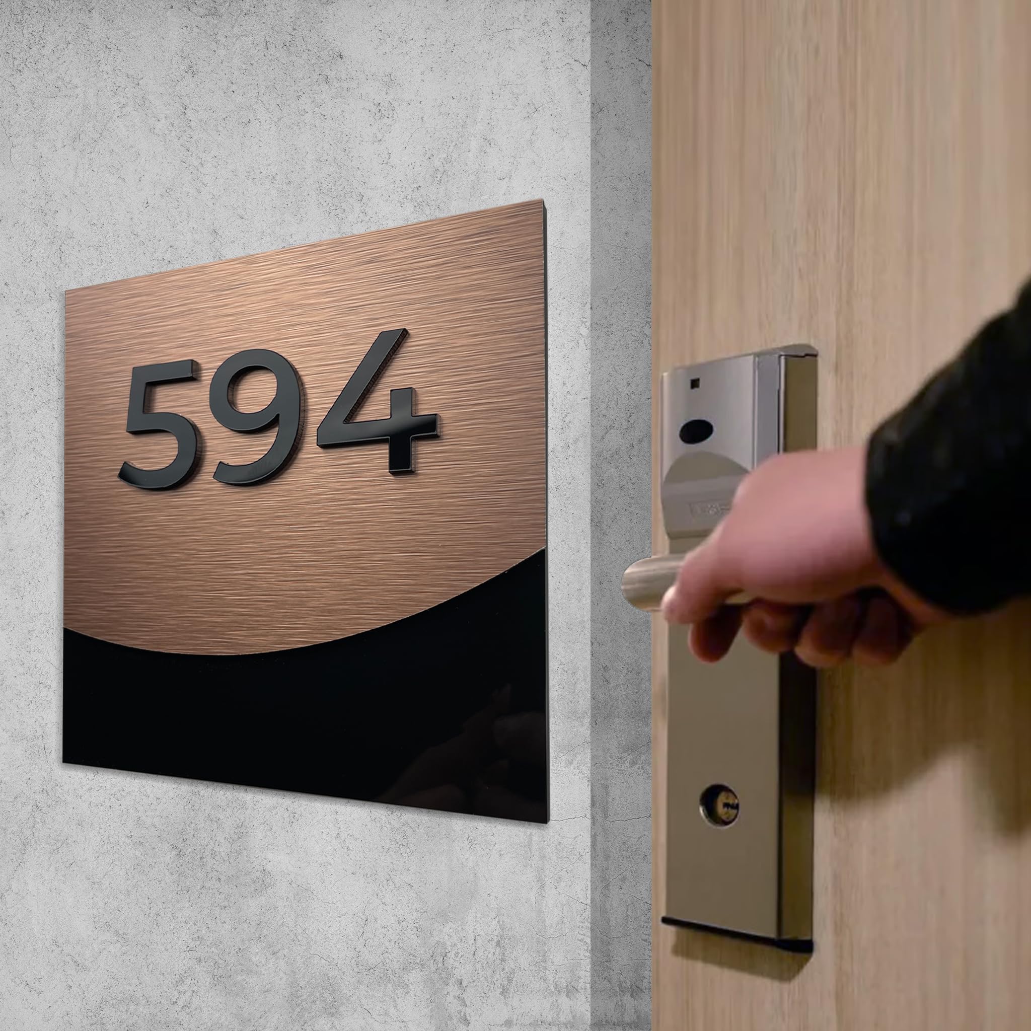 apartment door numbers sign 4.7x4.7 inches