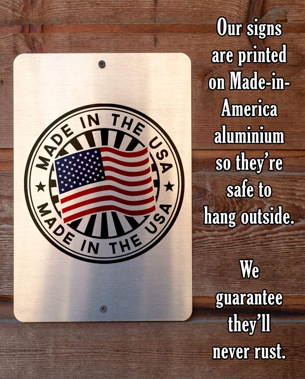 Made in Tomball Texas family owned shop sign