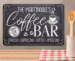 Aluminum tin metal sign with epoxy ink durability
