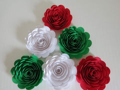 Handmade paper roses 65 lb cardstock 2.5 to 3 inch Always In Blossom