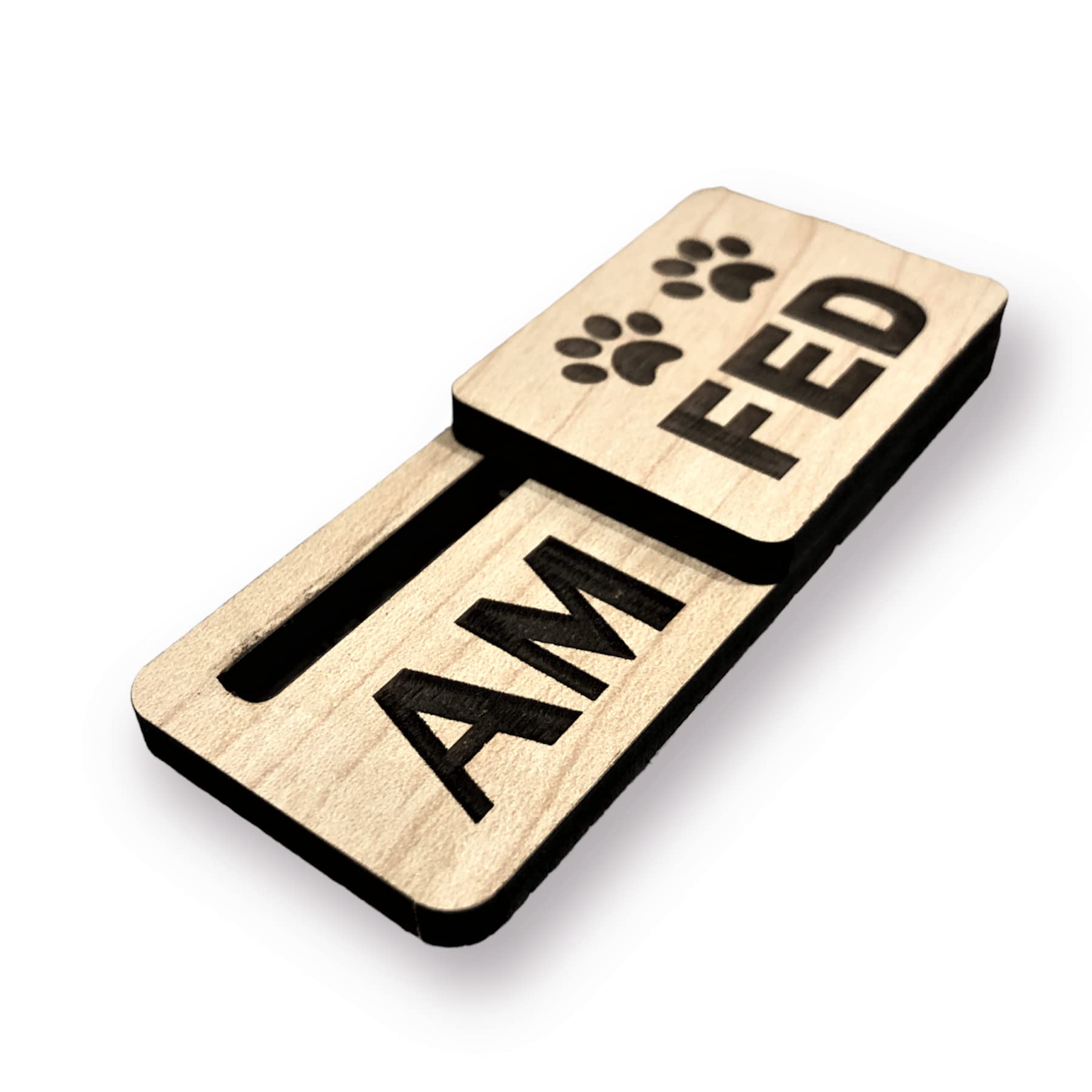 AM | PM FED EZSlide Tracker laser etched laminated MDF construction