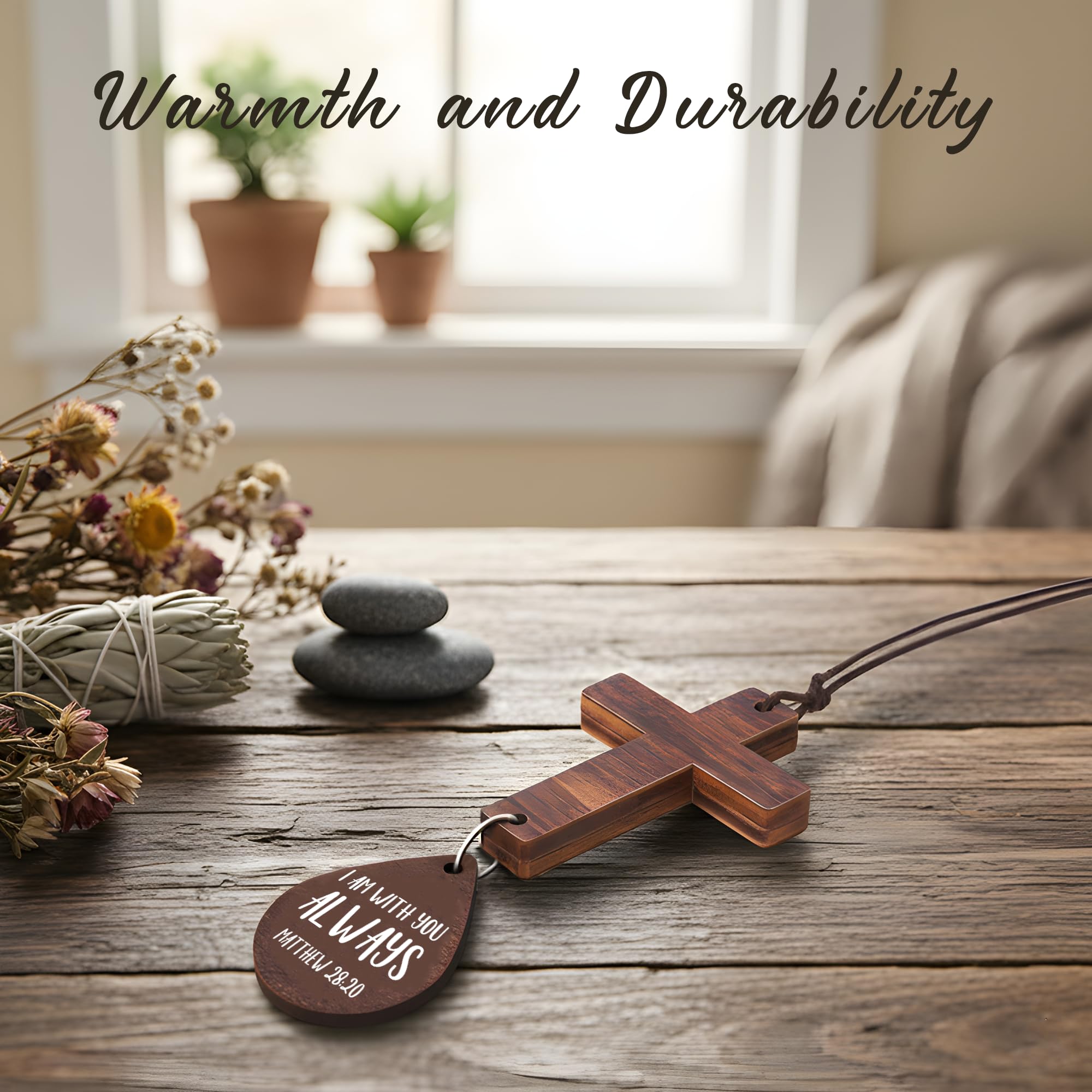 amaquang heart-centered cross ornament