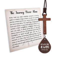 amaquang car mirror cross hanging ornament