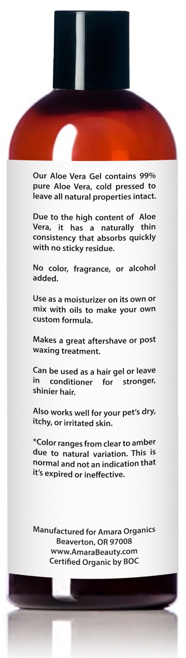 Aloe Vera Gel for skin and hair by Amara