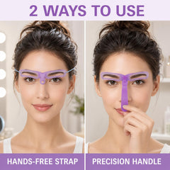 Amariver eyebrow template kit with adjustable handle