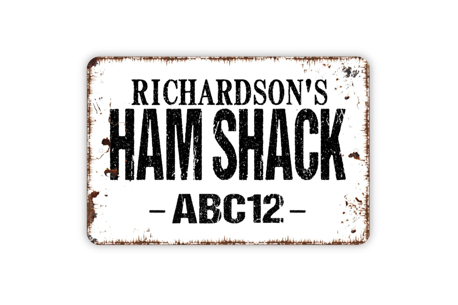 Amateur radio operator announcer wall art sign