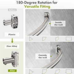 0.6mm wall thickness and 1 inch diameter curved rod