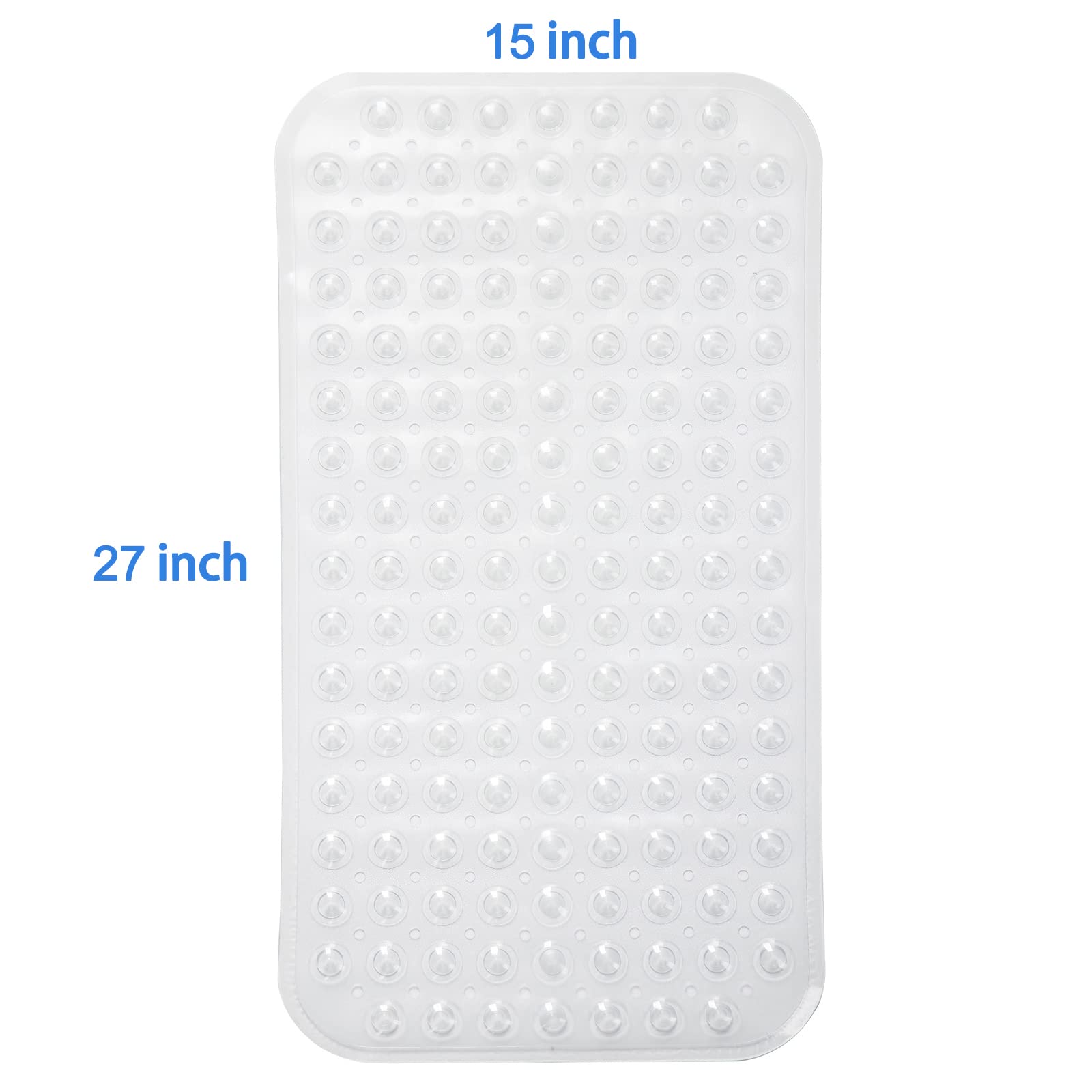 Textured anti-slip surface providing massage feel in shower