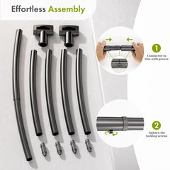 AmazerBath 0.6mm thick wall and 1 inch diameter rod