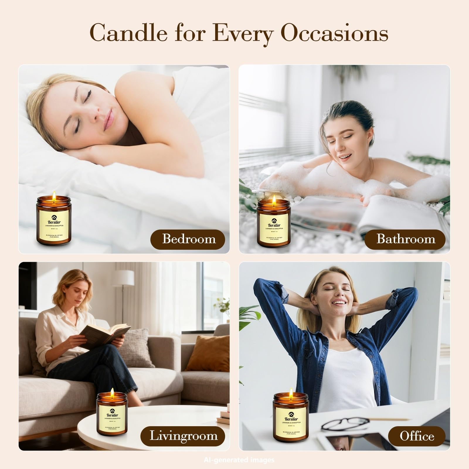 8% fortified fragrance candle aroma