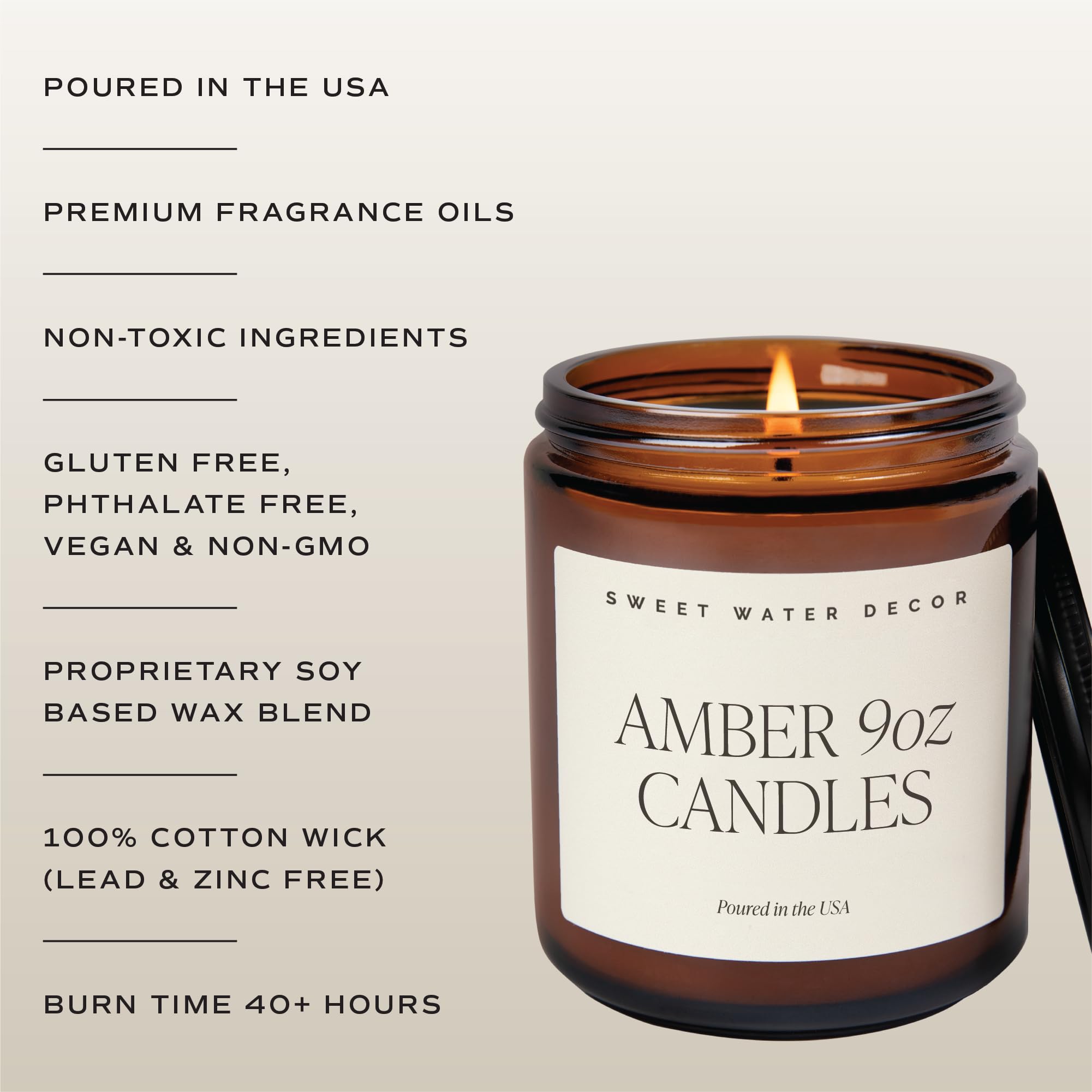 Grounding patchouli candle with cedarwood vanilla and sandalwood notes