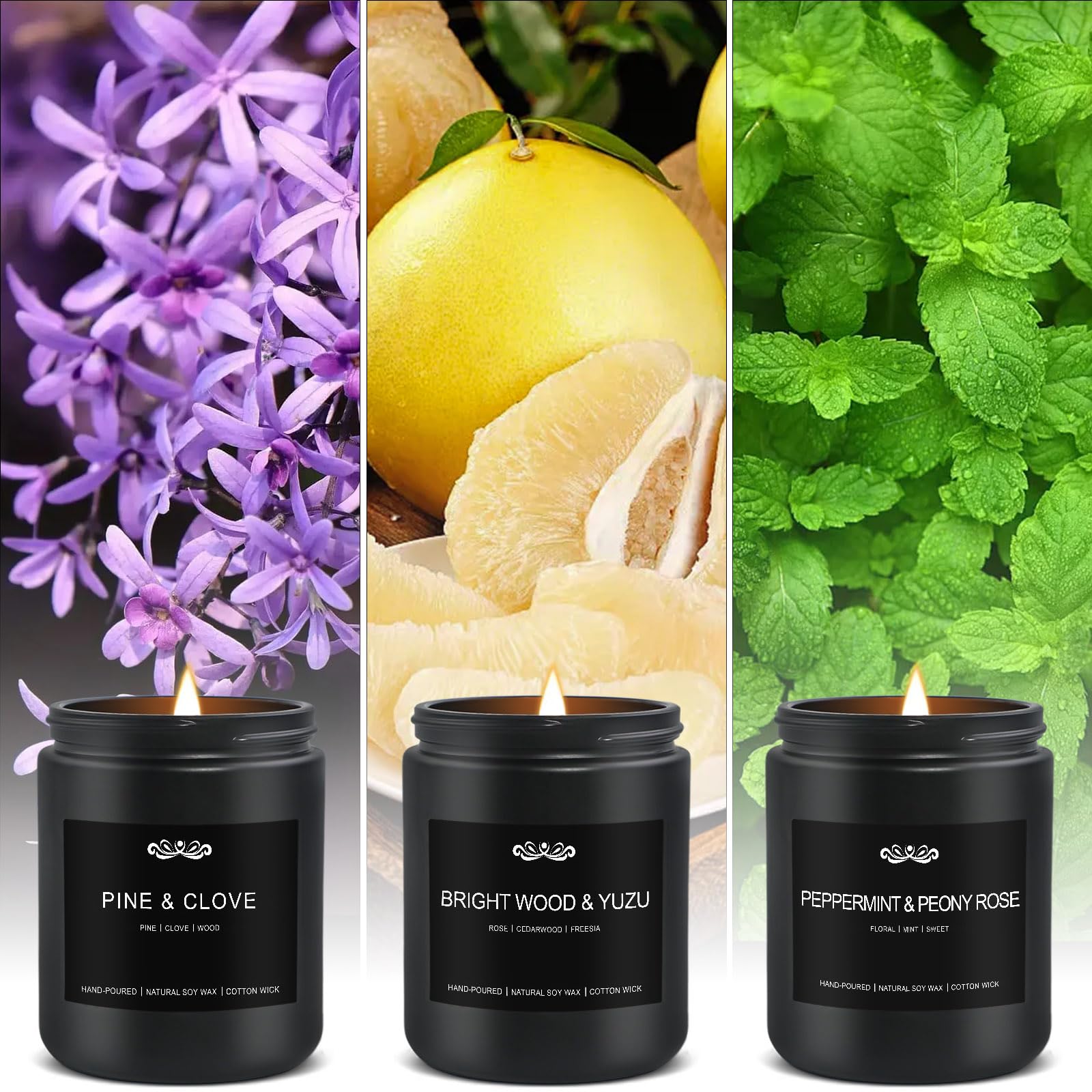 Amber Patchouli fragrance candle