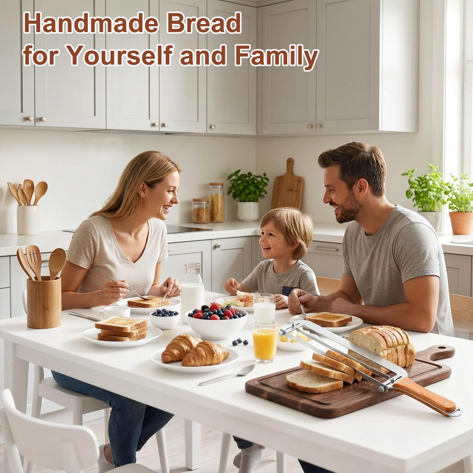 Sourdough loaf slicing tool for bakers