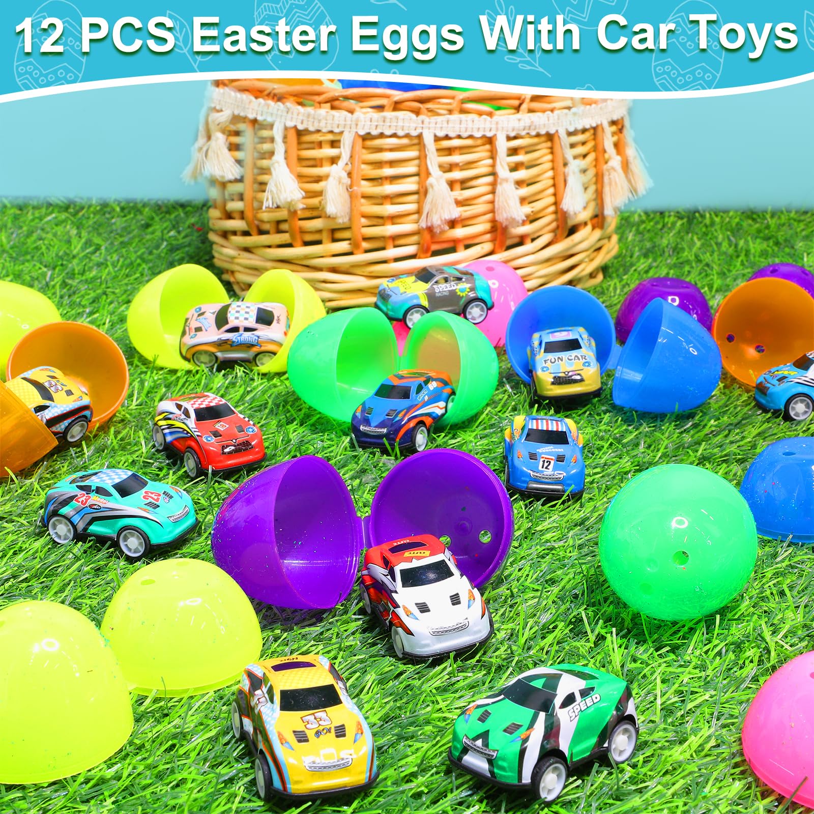 Racing series designs for Easter eggs AMENON set