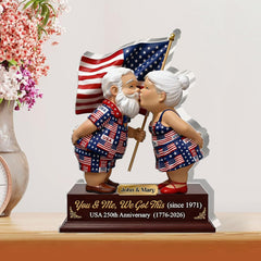 America 250th anniversary design plaque for home decor