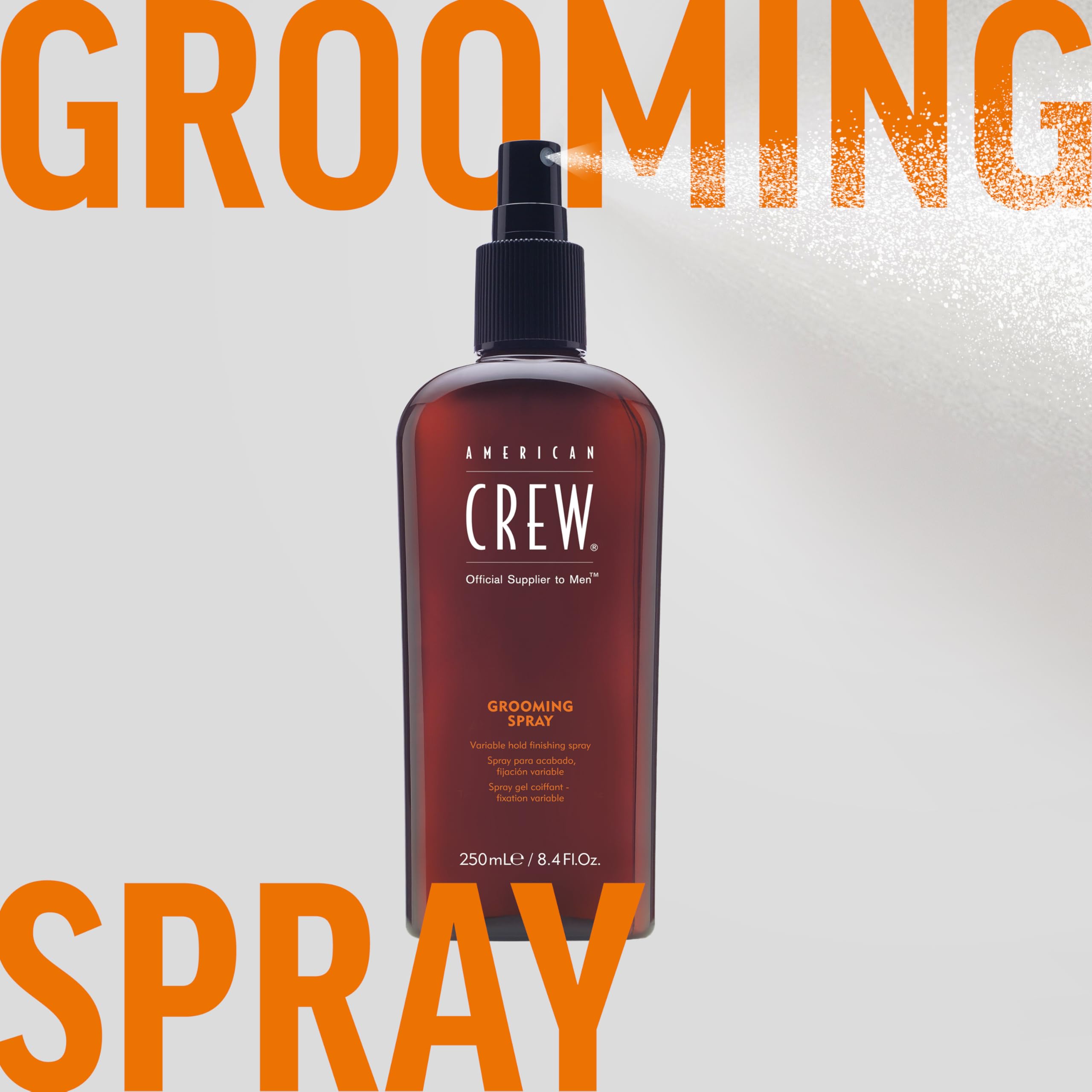 Men's grooming spray by American Crew for versatile styles