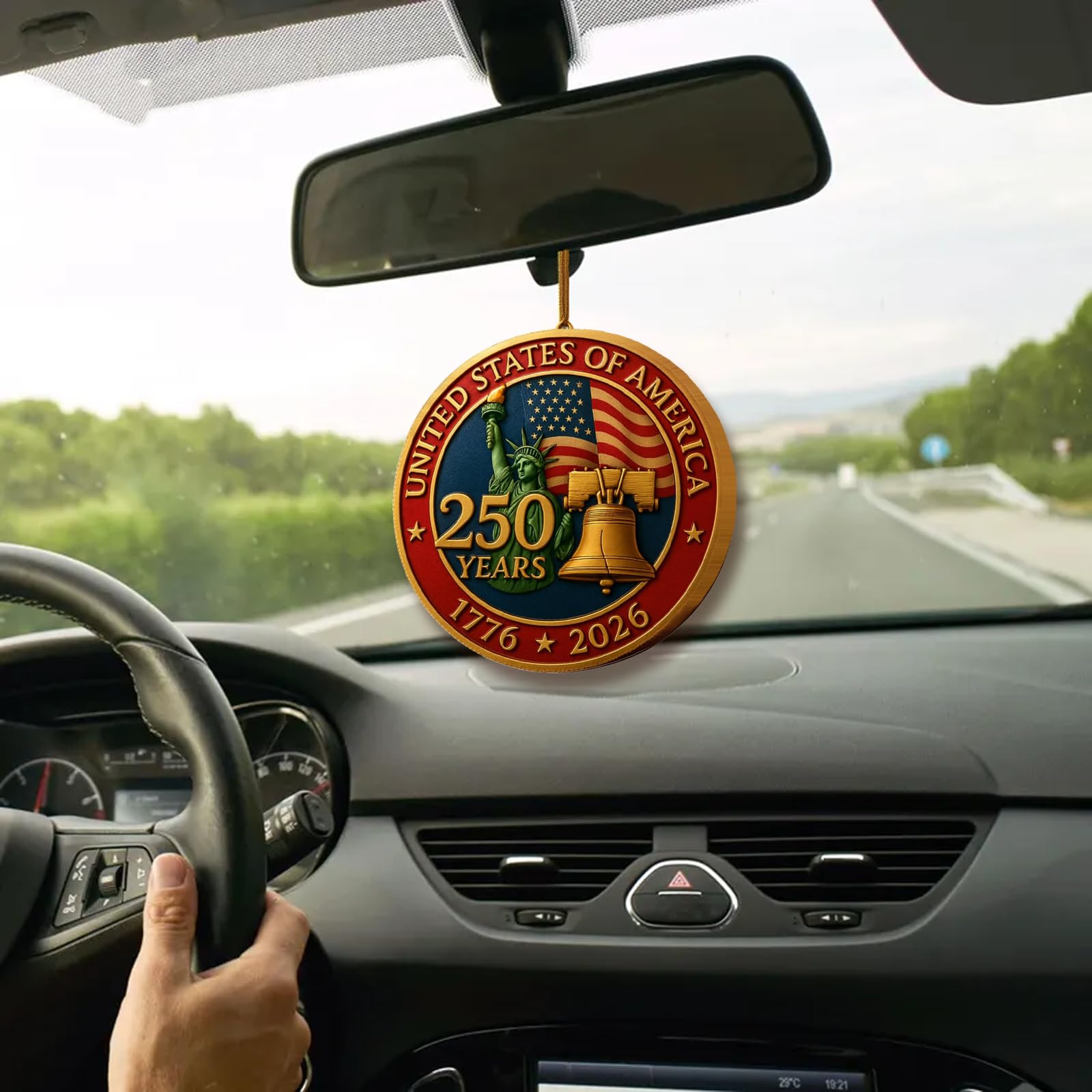 USA 250th anniversary keepsake ornament