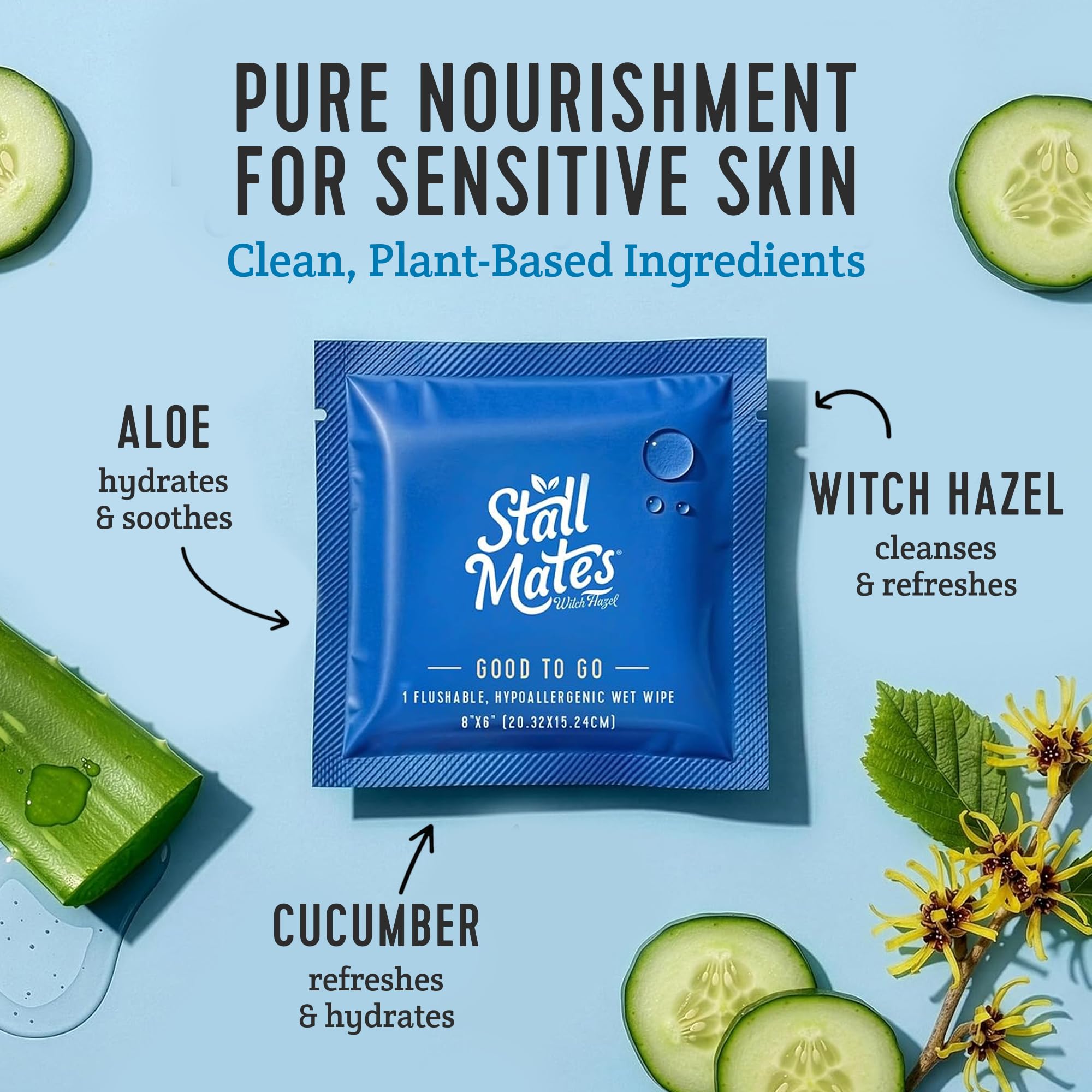 American made Stall Mates flushable wipes in USA