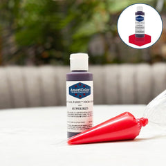 AmeriColor 4.5-Ounce Soft Gel Paste color Super Red label