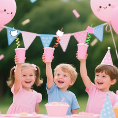 AMFZON 24 Kitty party straw green color design