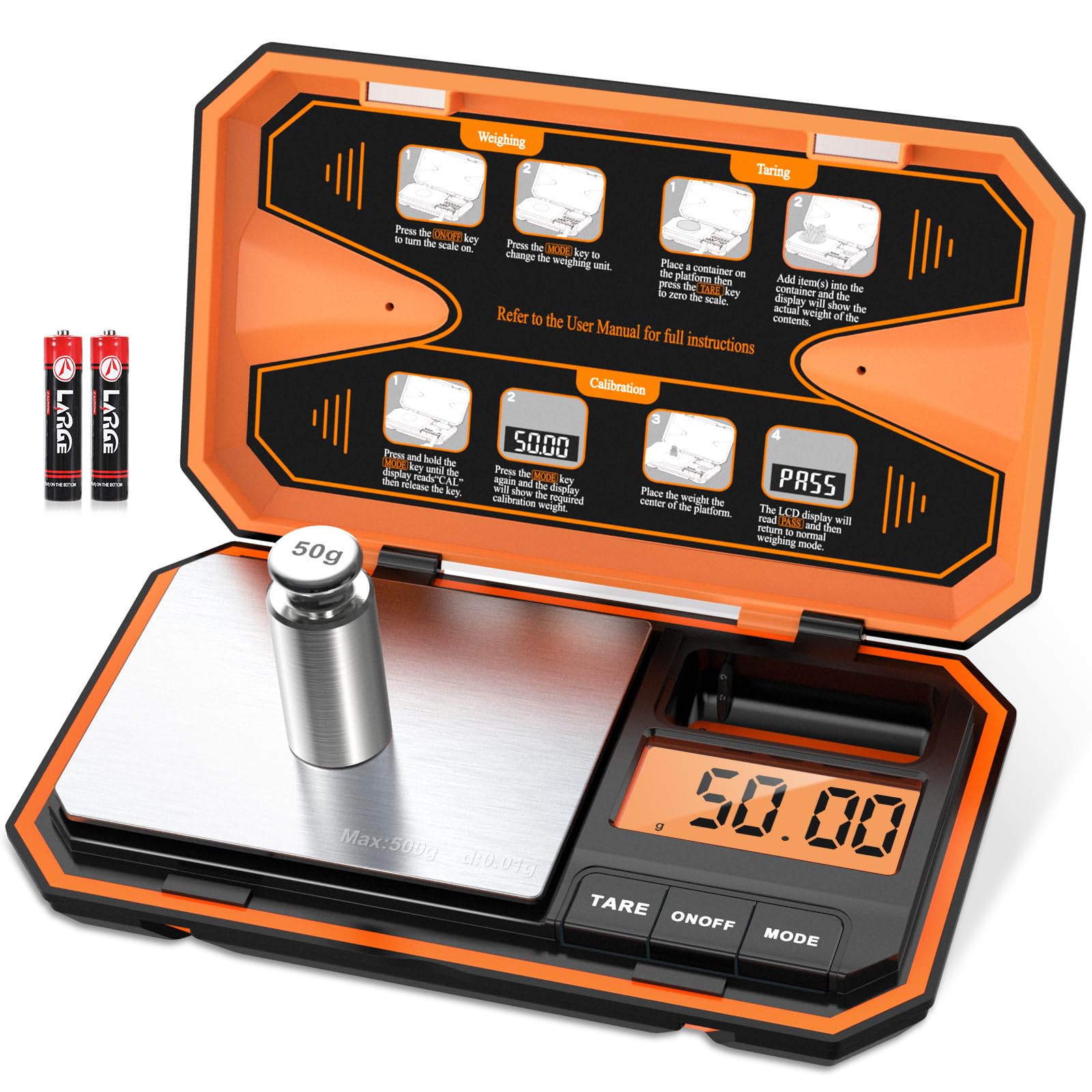 AMIR Digital Pocket Scale with LCD display
