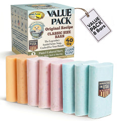 Amish Farms Soap 8-Bar Value Pack 5 oz bars in tin tub