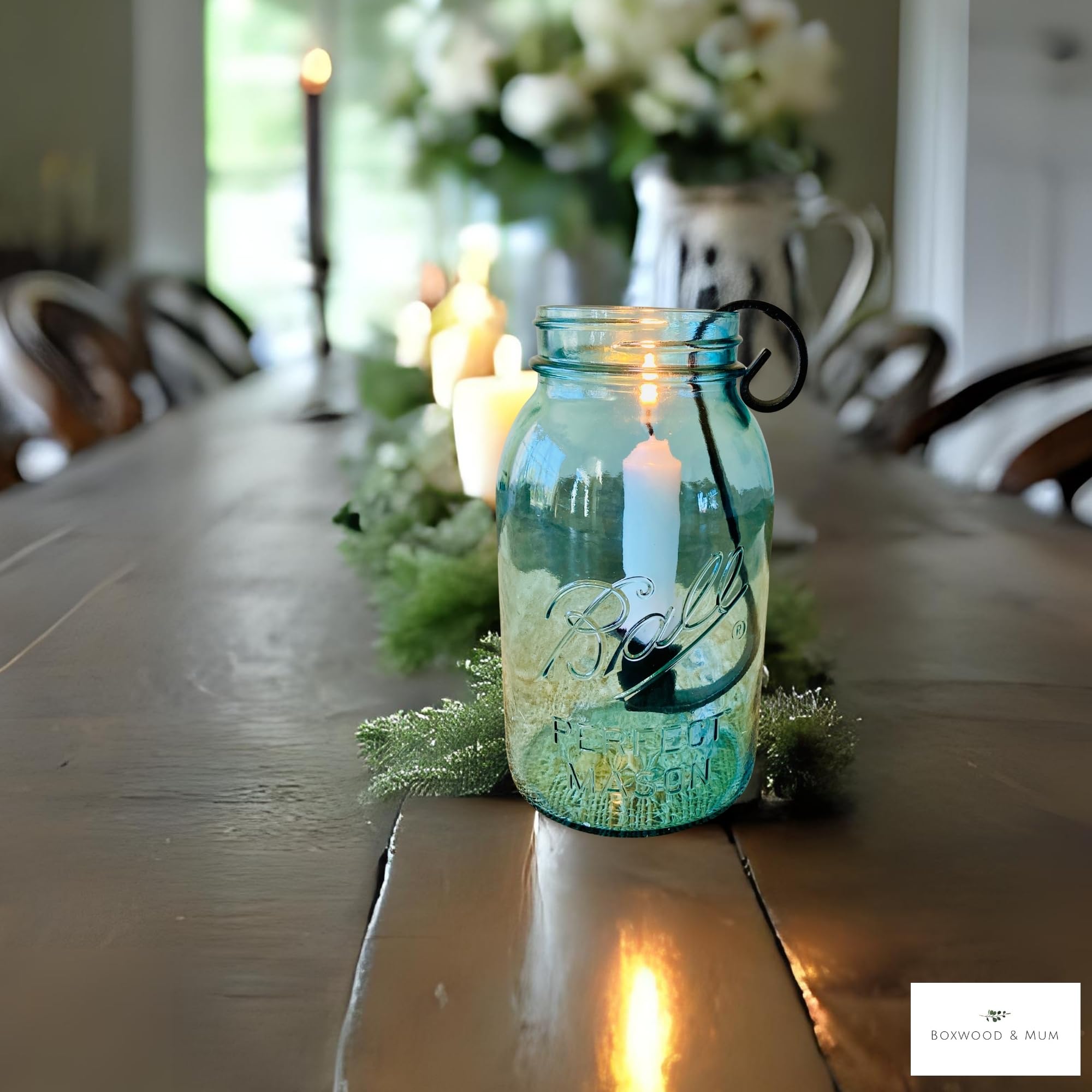 Rustic farmhouse decor suitable for weddings and holidays