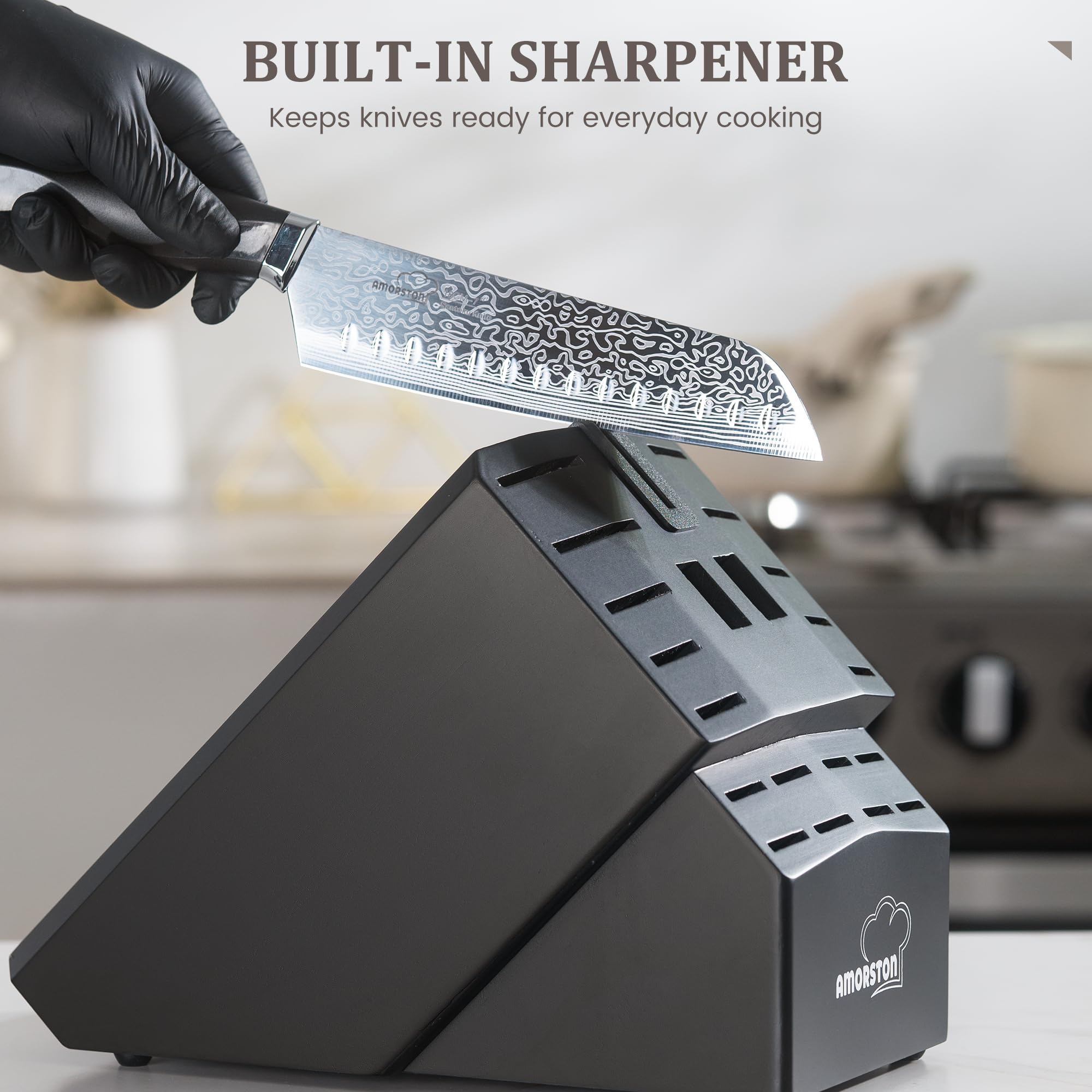 Kitchen shears included in Amorston set