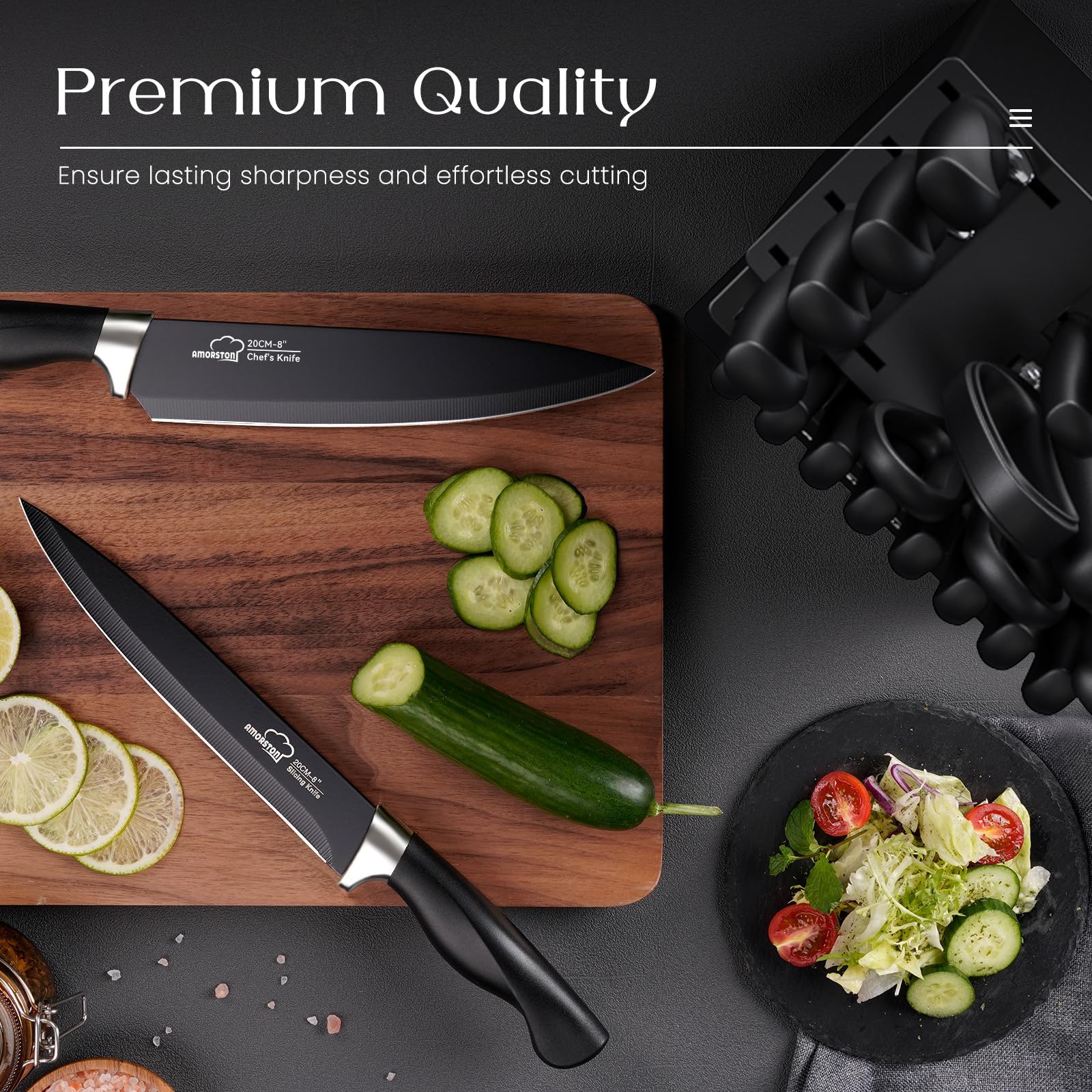 Amorston kitchen shears included in 21 piece set