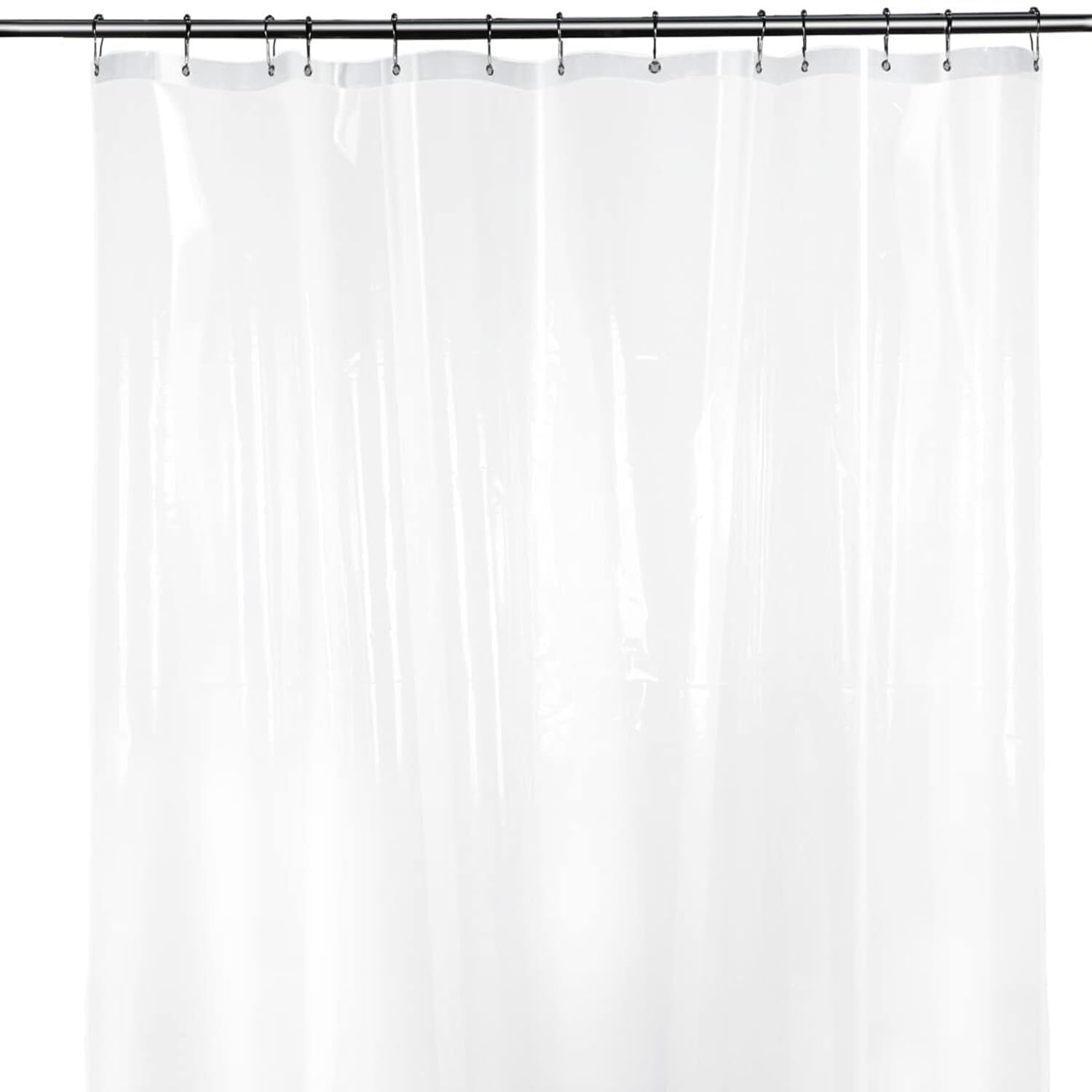 AmPower PVC Shower Curtain Liner Clear