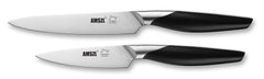 AMSZL paring knife set 2 pack with 3.5 inch blades and ABS handles