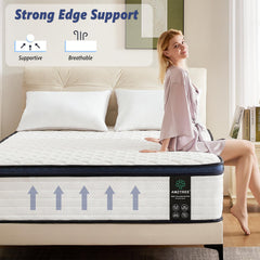 Edge support reinforced on Amztree queen mattress