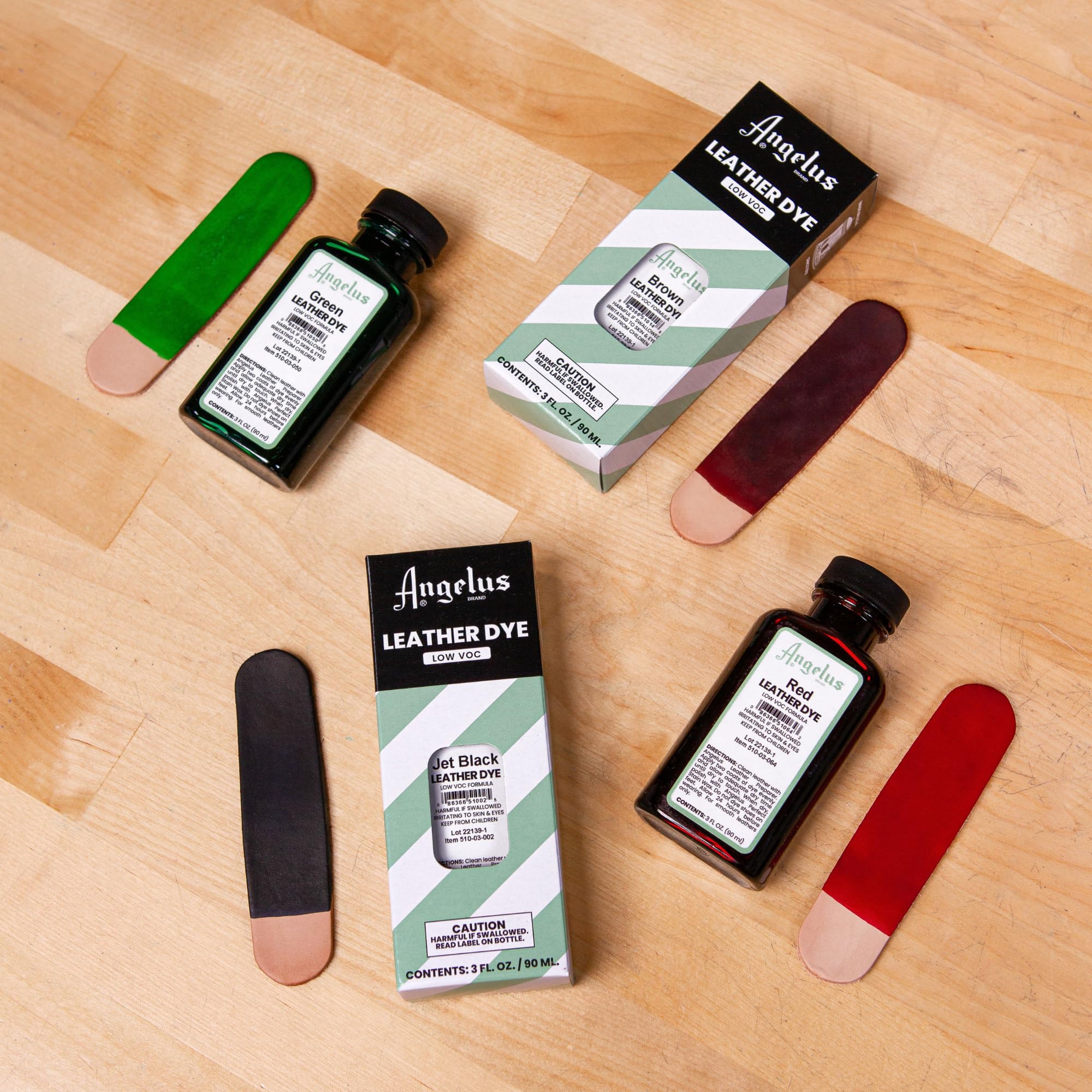 Angelus Leather Dye USA made for leather color