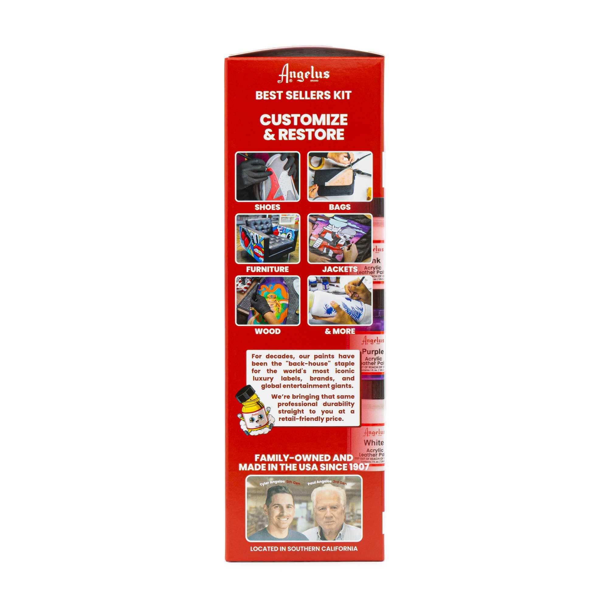 Angelus leather paint for jackets and purses image