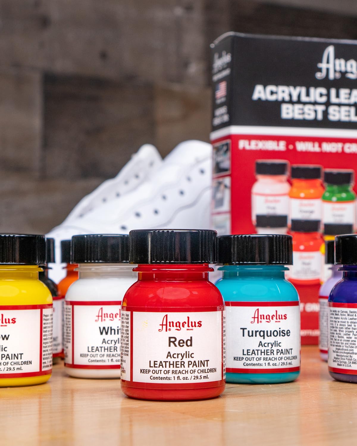 Angelus leather paint for canvas furniture image