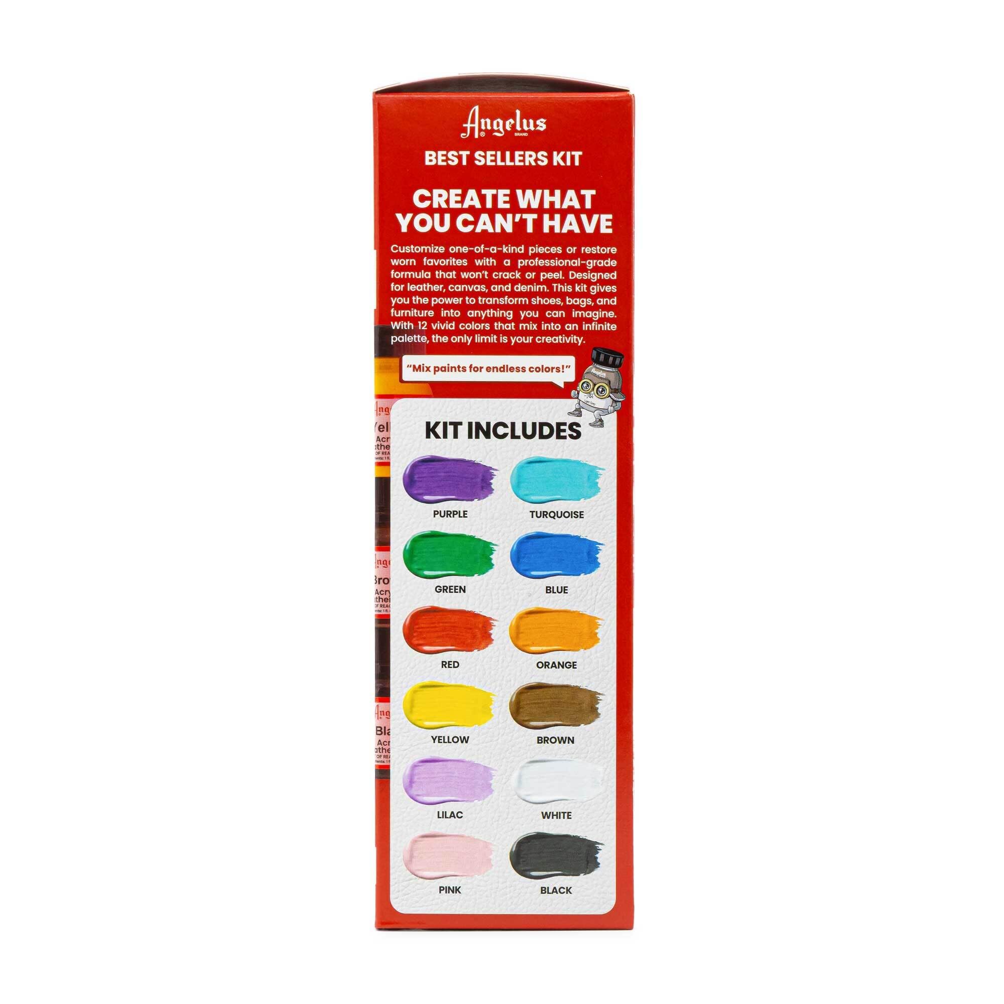 Angelus leather paint ideal for shoes image