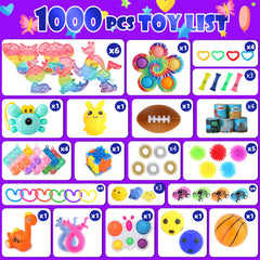 Animal fidget poppers assortment with multiple designs