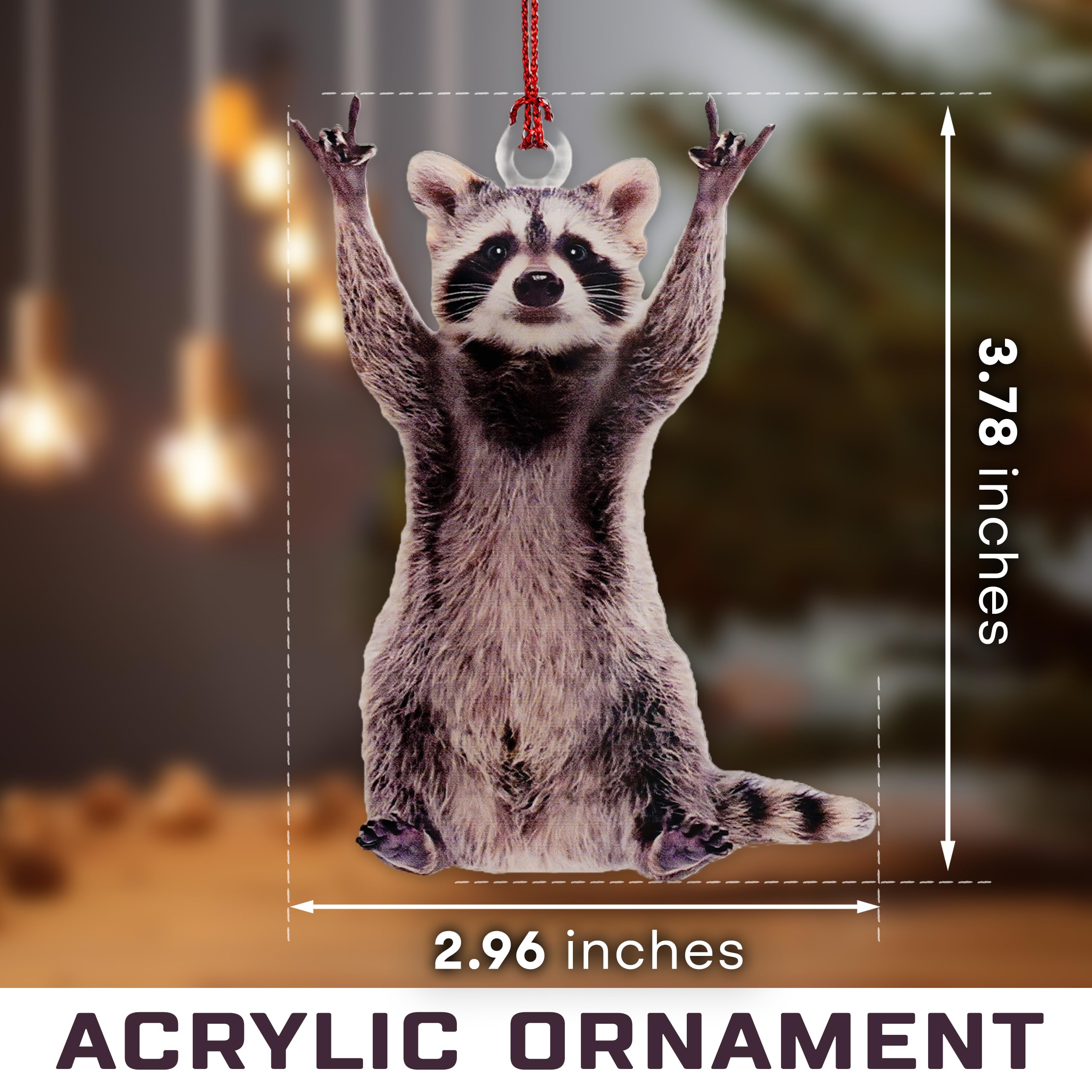Animal lovers Christmas ornament ready to gift packaging