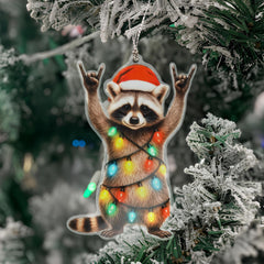Animal lovers ornament with intricate motifs close view