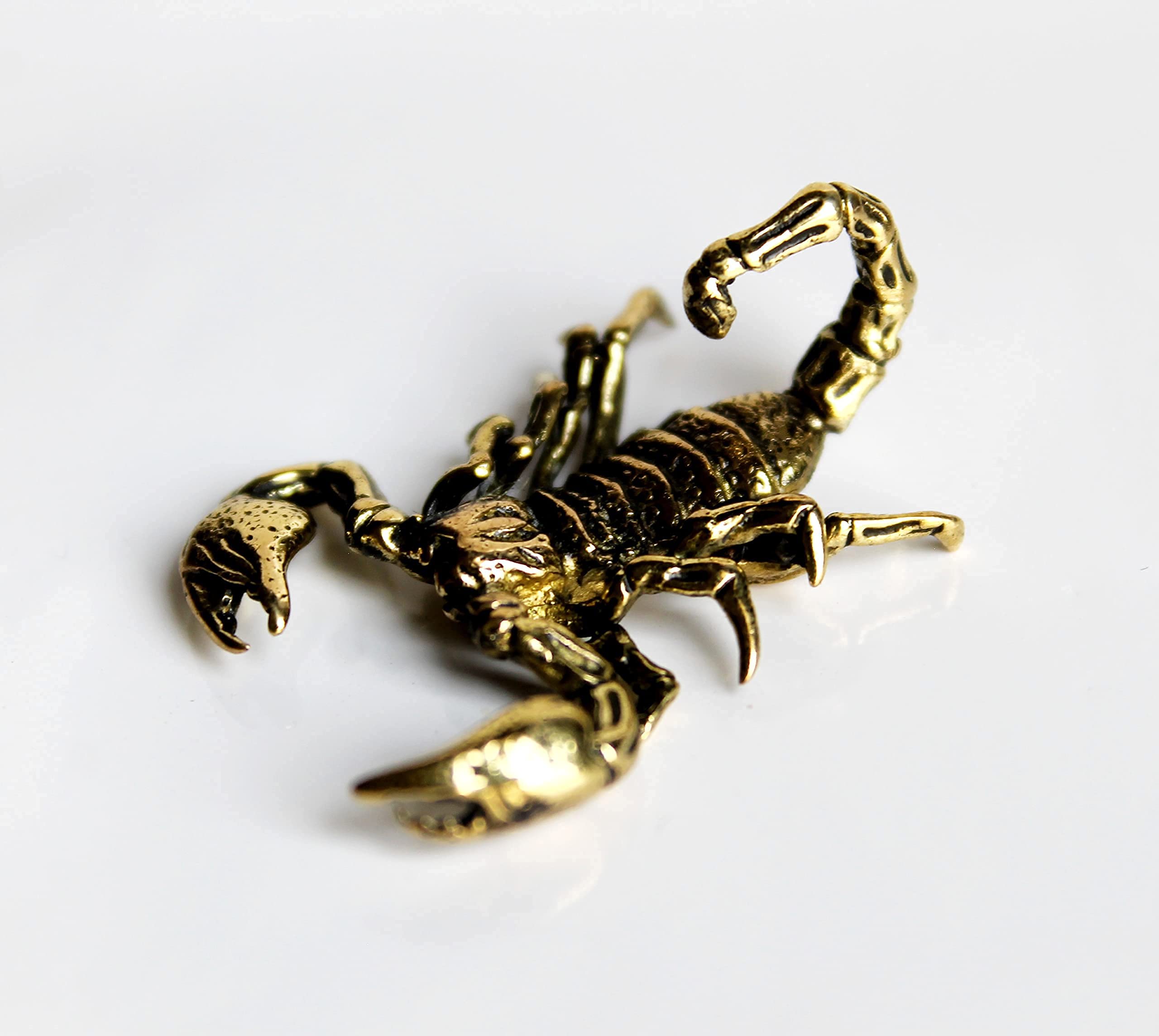 Brass scorpion decorative animal statue