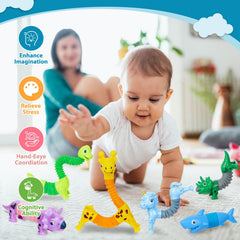Animal Pop Tubes designs variety for kids play