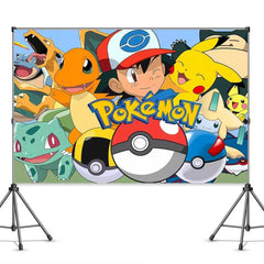 Anime Birthday Party Decorations backdrop for birthday photos