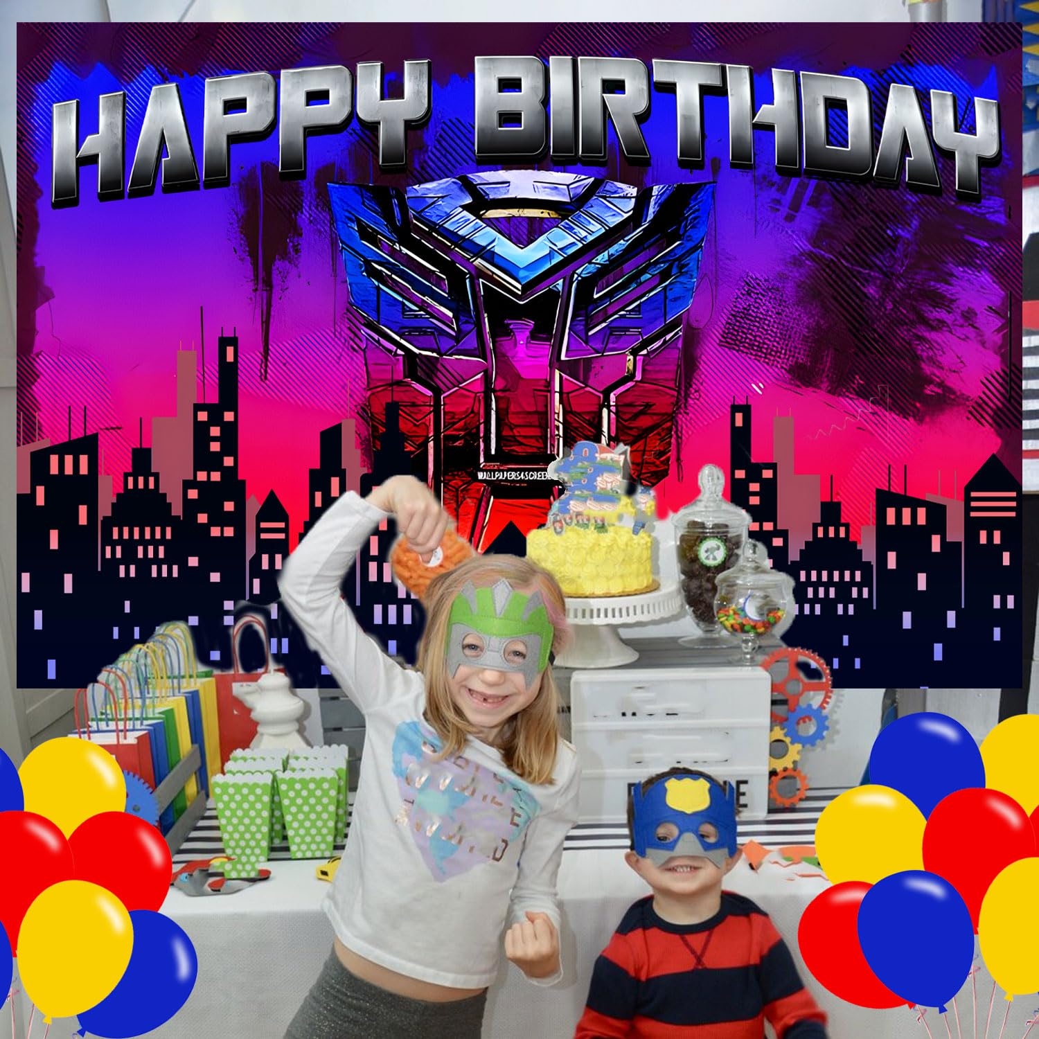Anime theme party kit for boys and girls