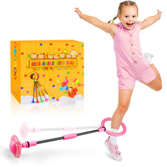 Ankle Skip Ball for Kids with flash wheel feature