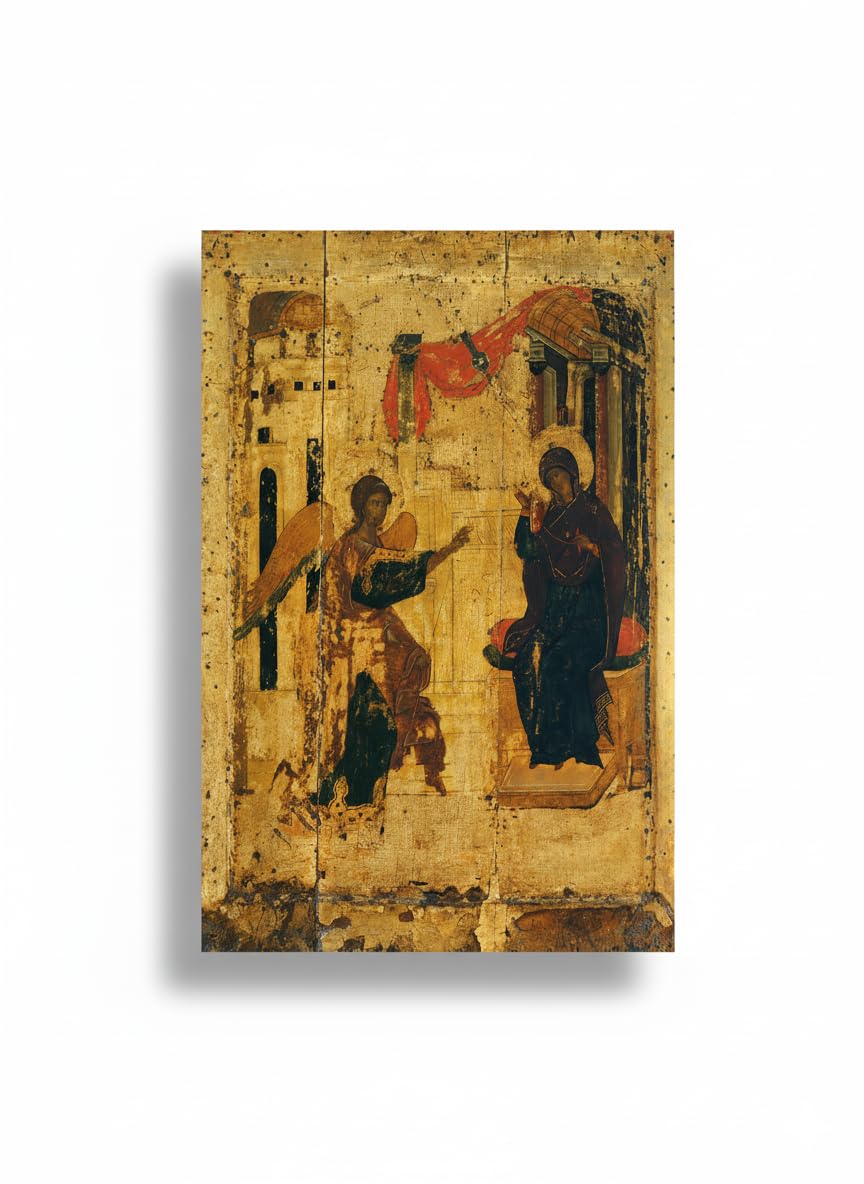 Annunciation by Andrei Rublev canvas print gallery wrap