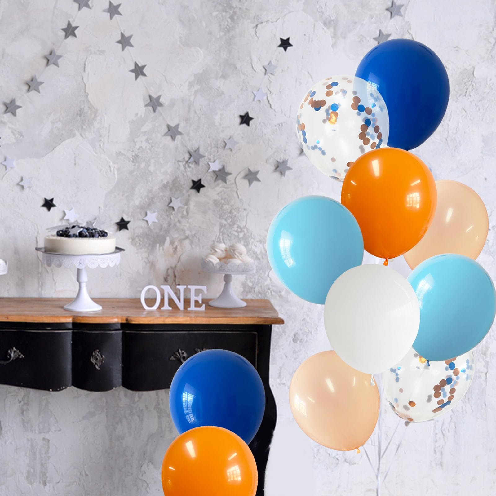 Includes 2 ribbons and balloon instructions for setup