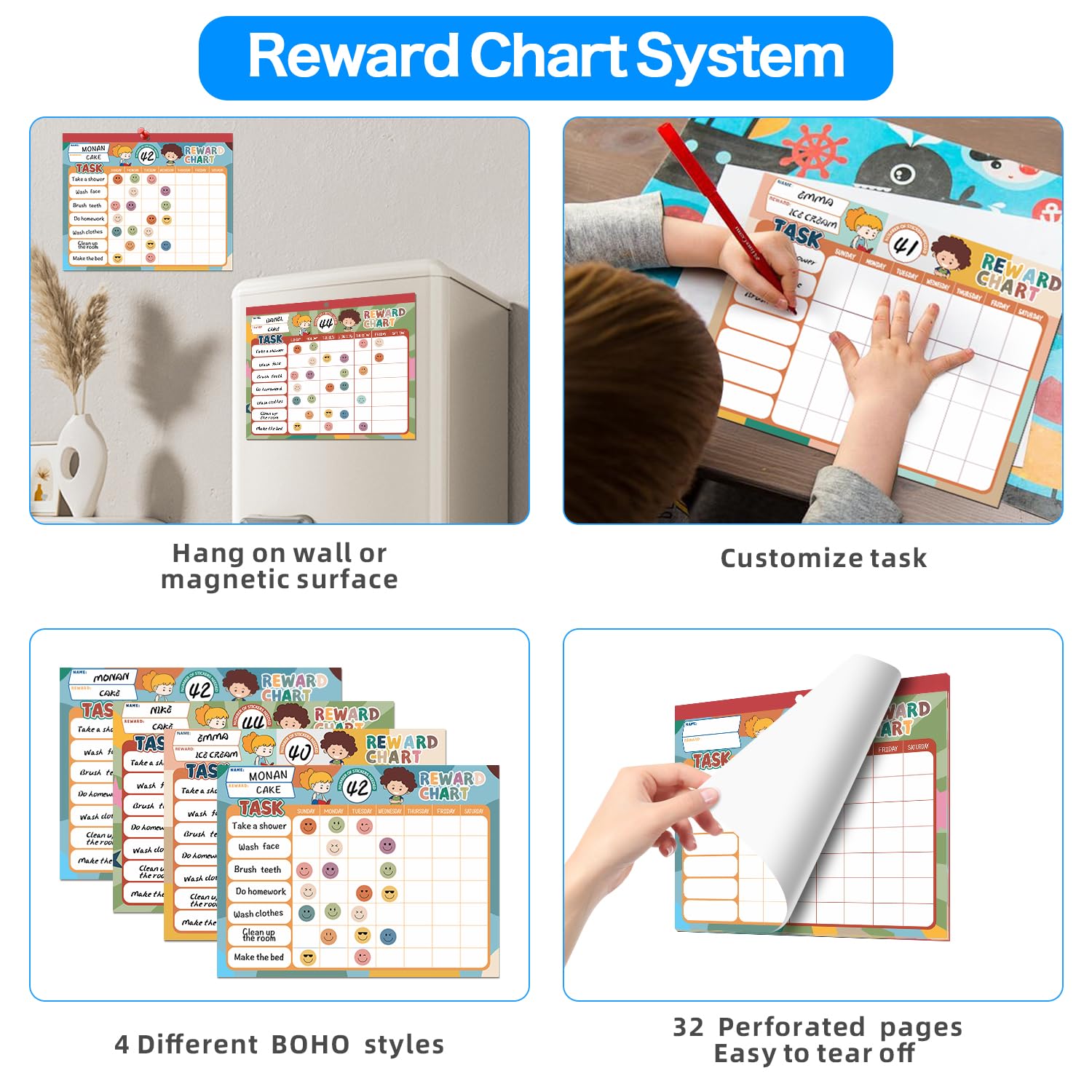 ANSTROUT Boho 32 behavior reward system illustration