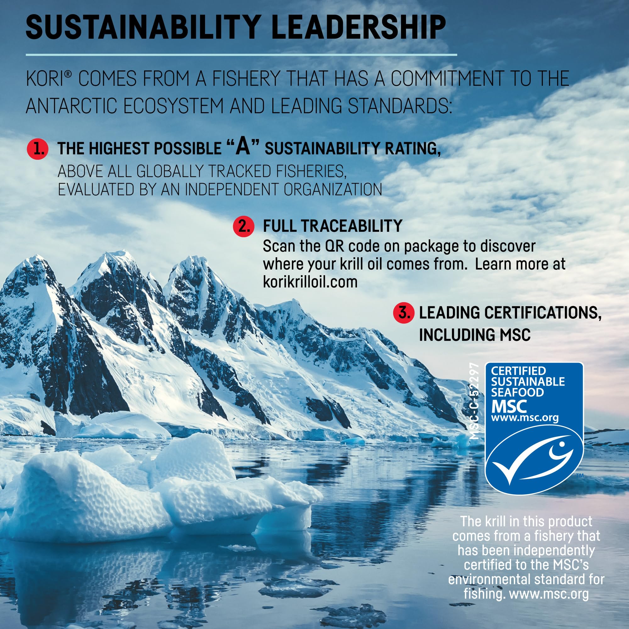 Antarctic krill oil omega-3 capsule closeup